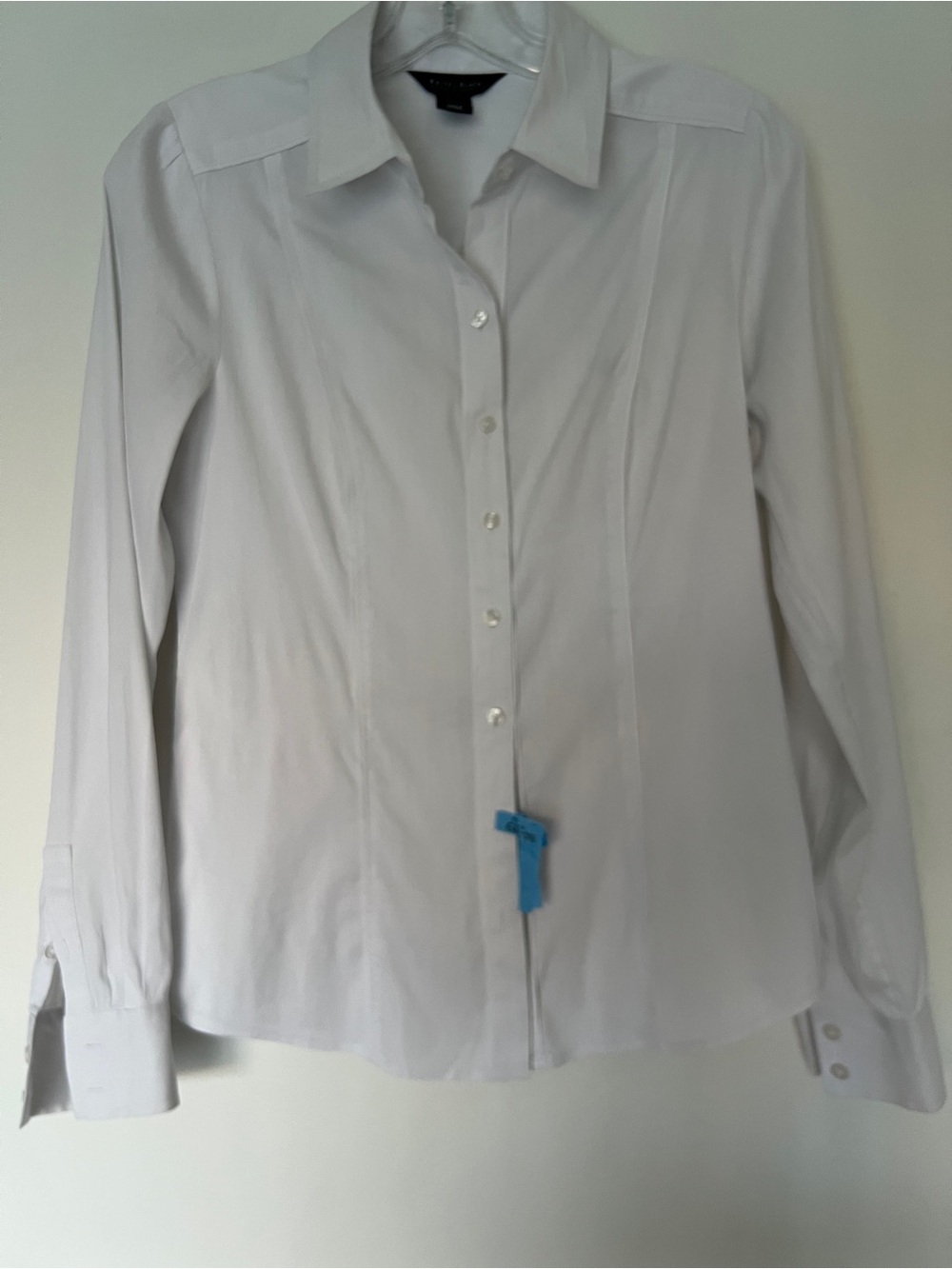 White House Black Market White Tailored Button-Up Shirt